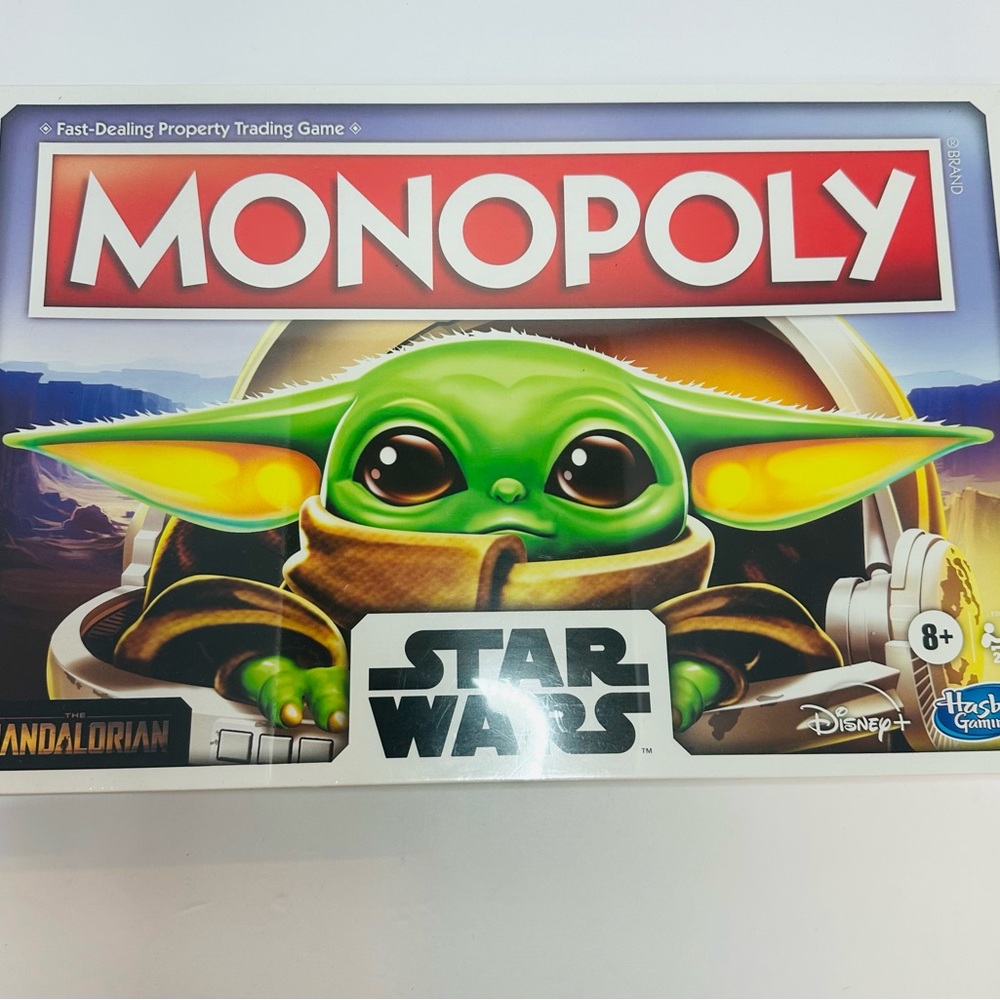 New/Sealed Hasbro Disney+ Star Wars The Mandalorian Monopoly Game